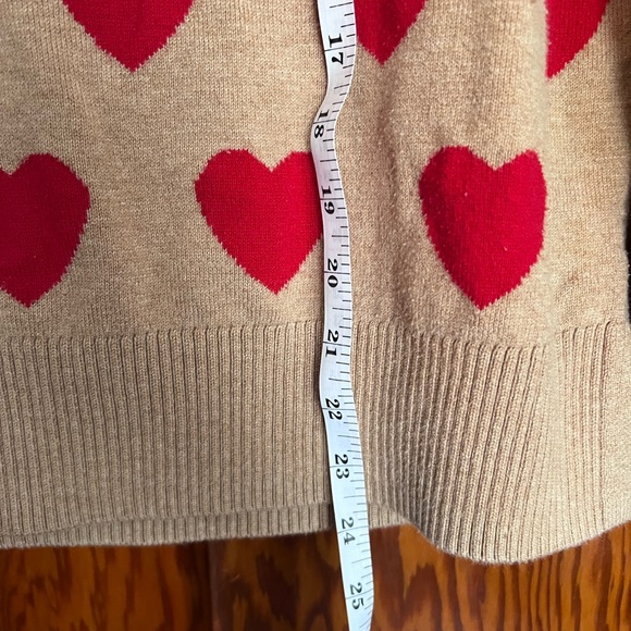 Character Club Heart Sweater SZ L - Picture 4 of 8